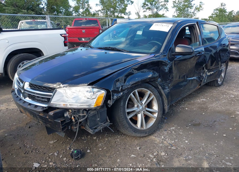 2011 DODGE AVENGER MAINSTREET VIN: 1B3BD1FG8BN513415