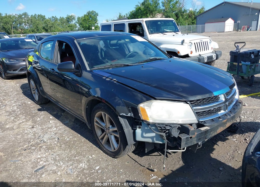 2011 DODGE AVENGER MAINSTREET VIN: 1B3BD1FG8BN513415