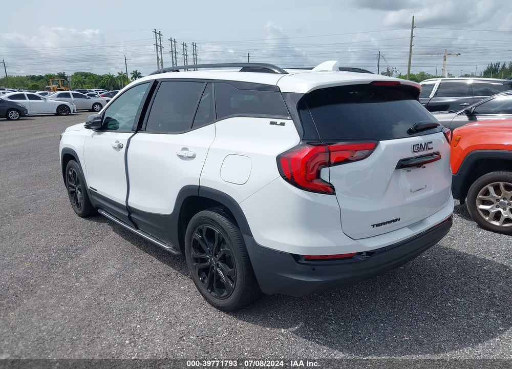 2020 GMC TERRAIN FWD SLE VIN: 3GKALMEV1LL310581