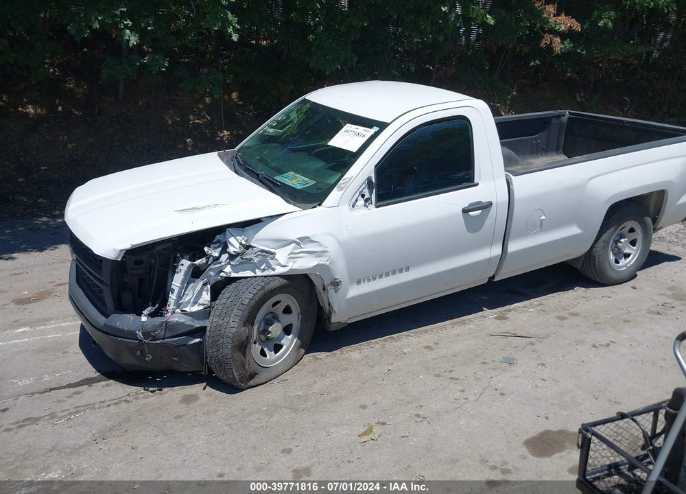2014 CHEVROLET SILVERADO 1500 WORK TRUCK 1WT VIN: 1GCNKPEC7EZ411247