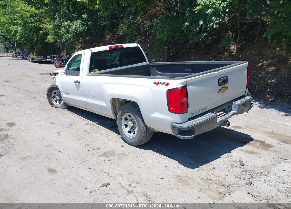 2014 CHEVROLET SILVERADO 1500 WORK TRUCK 1WT VIN: 1GCNKPEC7EZ411247
