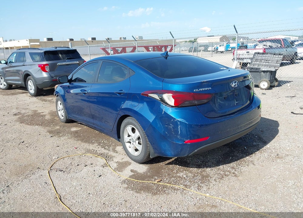 2015 HYUNDAI ELANTRA SE VIN: KMHDH4AE6FU415994