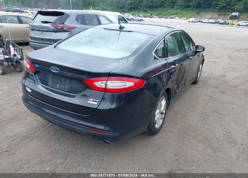2014 FORD FUSION SE VIN: 3FA6P0HR3ER371157