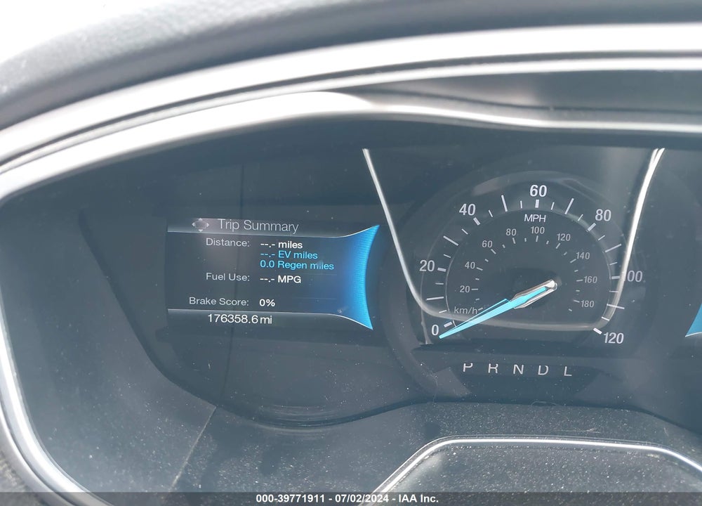 2016 FORD FUSION HYBRID SE VIN: 3FA6P0LU5GR402827