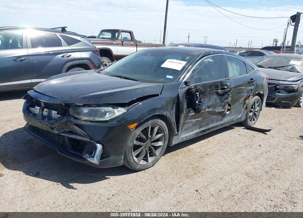 2019 HONDA CIVIC EX-L VIN: 19XFC1F71KE004676