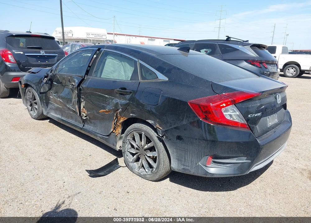 2019 HONDA CIVIC EX-L VIN: 19XFC1F71KE004676
