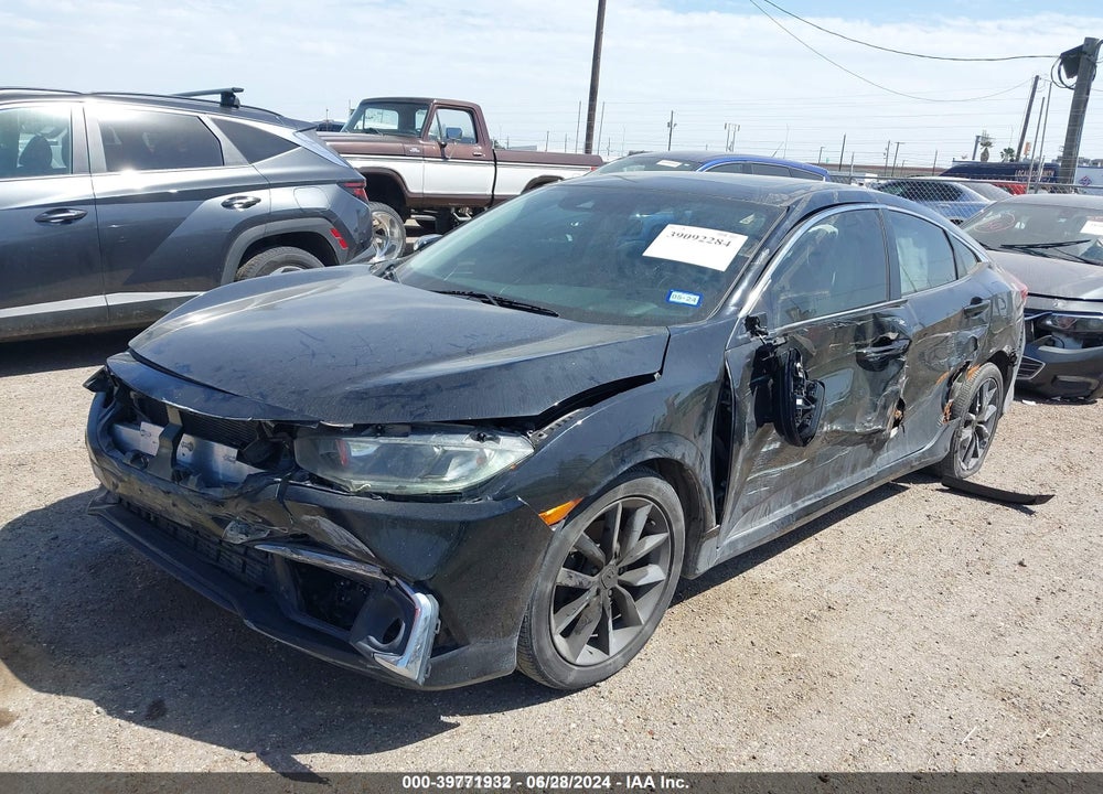 2019 HONDA CIVIC EX-L VIN: 19XFC1F71KE004676