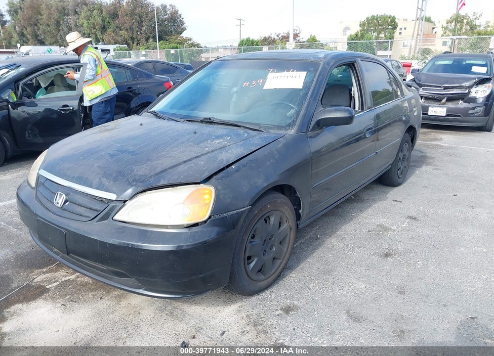 2001 HONDA CIVIC EX VIN: 2HGES26731H594971
