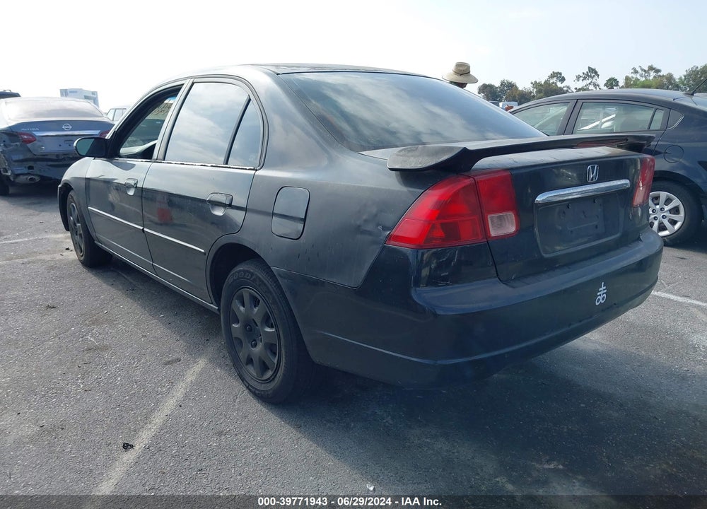 2001 HONDA CIVIC EX VIN: 2HGES26731H594971