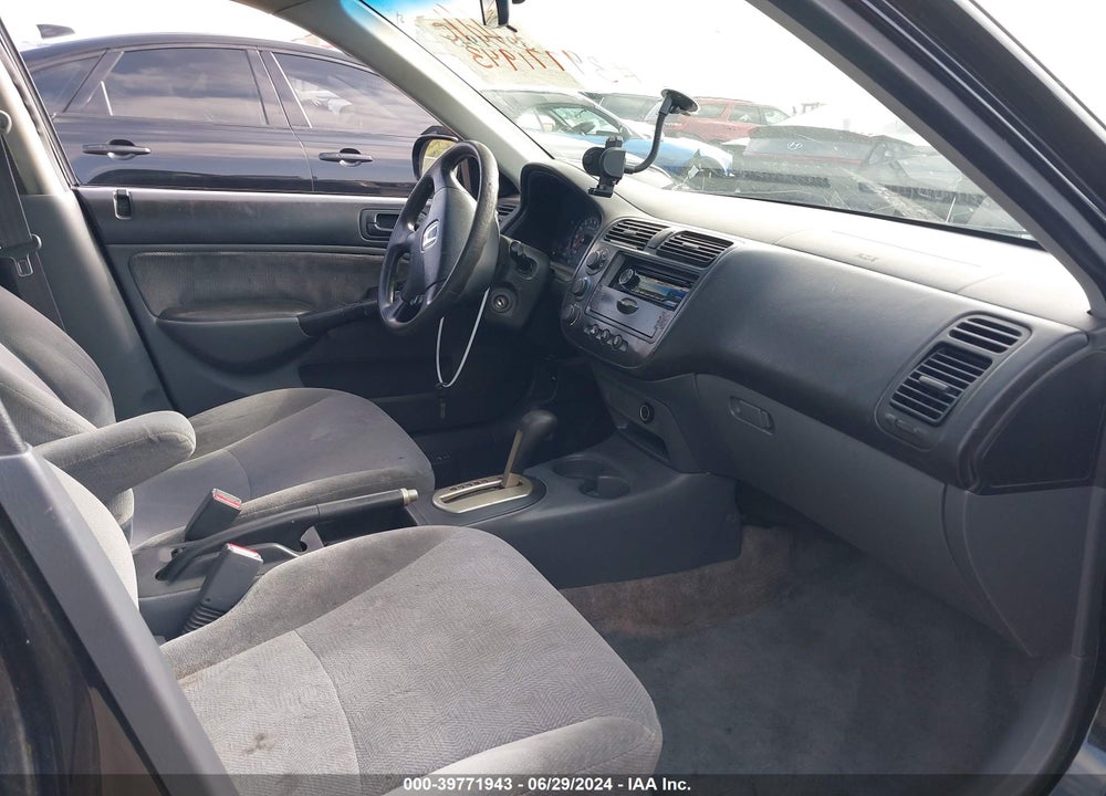 2001 HONDA CIVIC EX VIN: 2HGES26731H594971