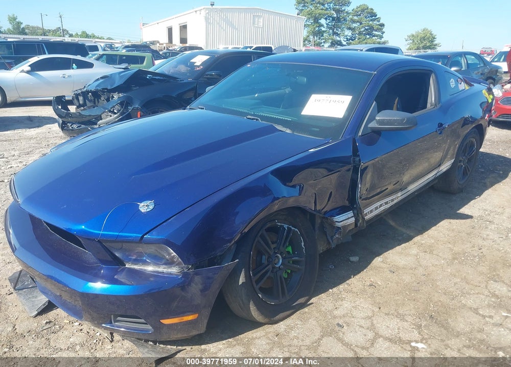 2012 FORD MUSTANG V6 VIN: 1ZVBP8AM9C5268814