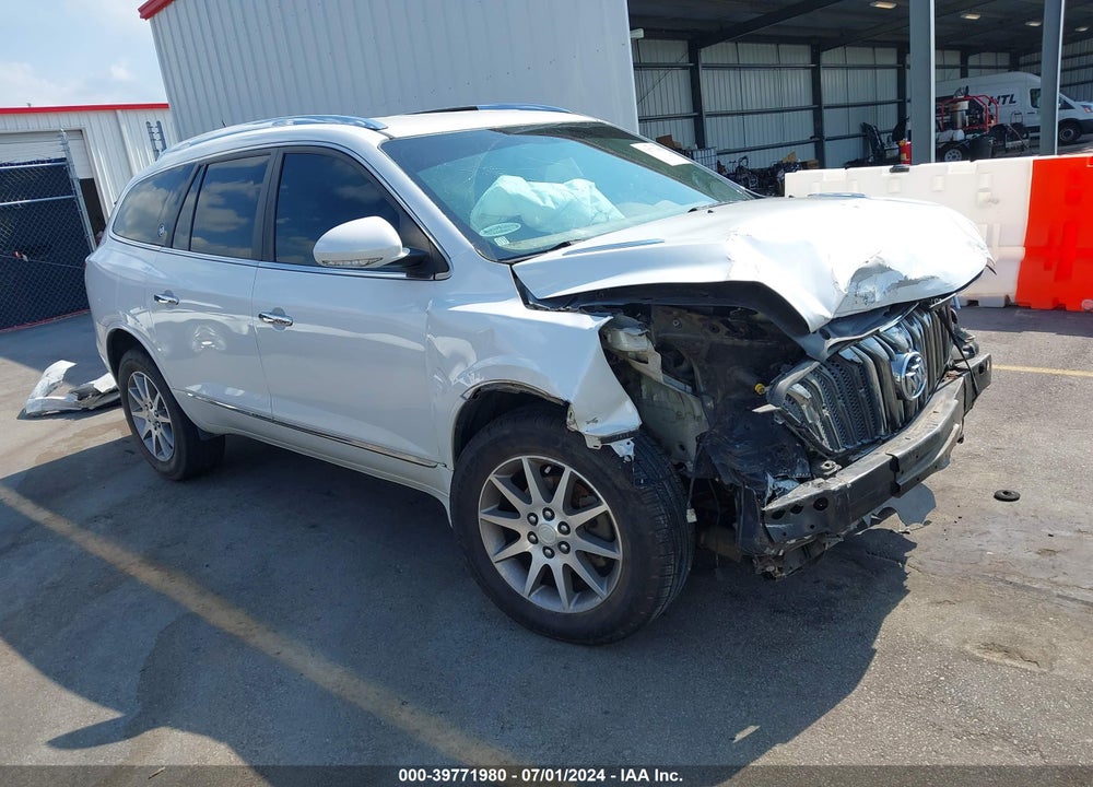 2016 BUICK ENCLAVE LEATHER VIN: 5GAKRBKD9GJ210211