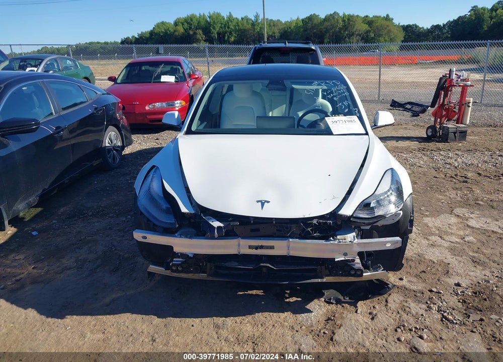 2022 TESLA MODEL 3 REAR-WHEEL DRIVE VIN: 5YJ3E1EA1NF310656