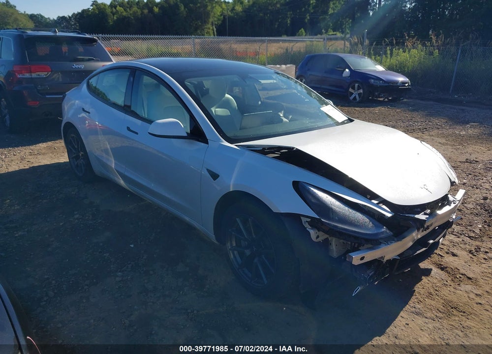 2022 TESLA MODEL 3 REAR-WHEEL DRIVE VIN: 5YJ3E1EA1NF310656