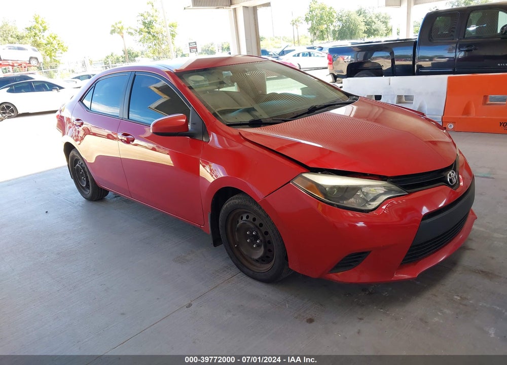 2014 TOYOTA COROLLA LE VIN: 2T1BURHEXEC135808