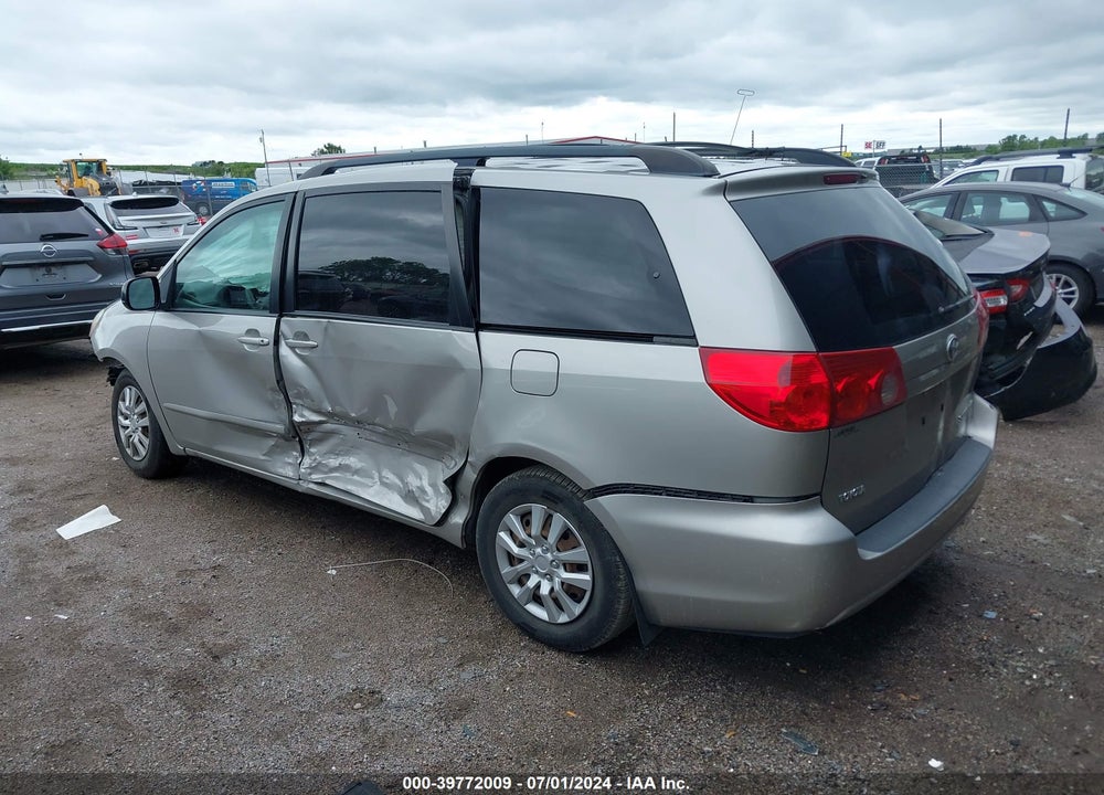 2007 TOYOTA SIENNA LE VIN: 5TDZK23C37S061692