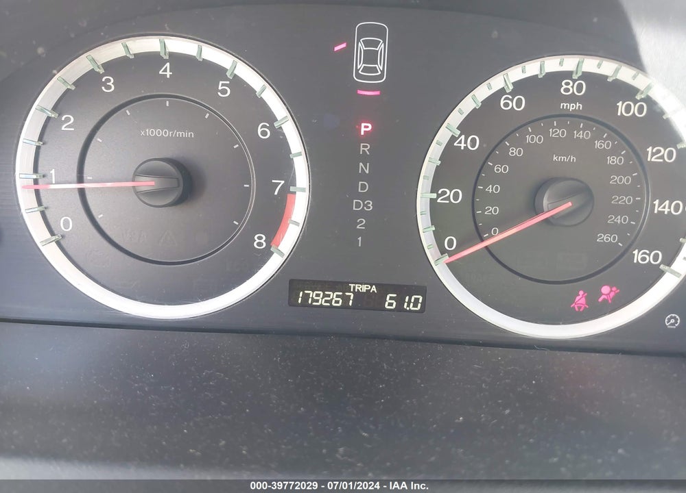 2010 HONDA ACCORD 2.4 EX VIN: 1HGCP2F77AA106015