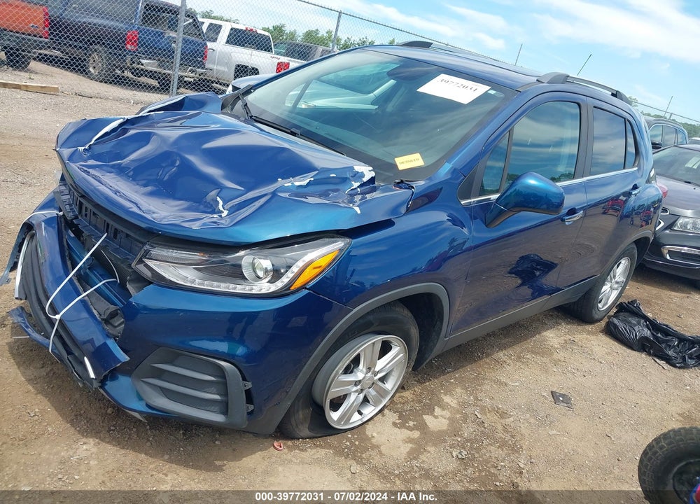 2020 CHEVROLET TRAX FWD LT VIN: 3GNCJLSB6LL329195