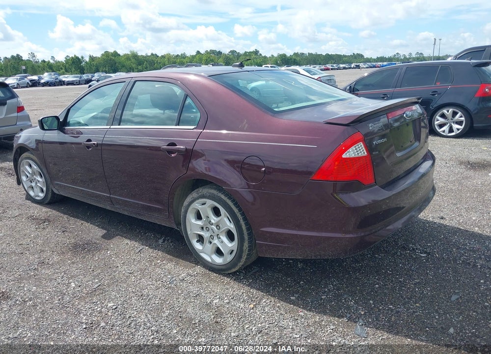 2011 FORD FUSION SE VIN: 3FAHP0HA8BR346981