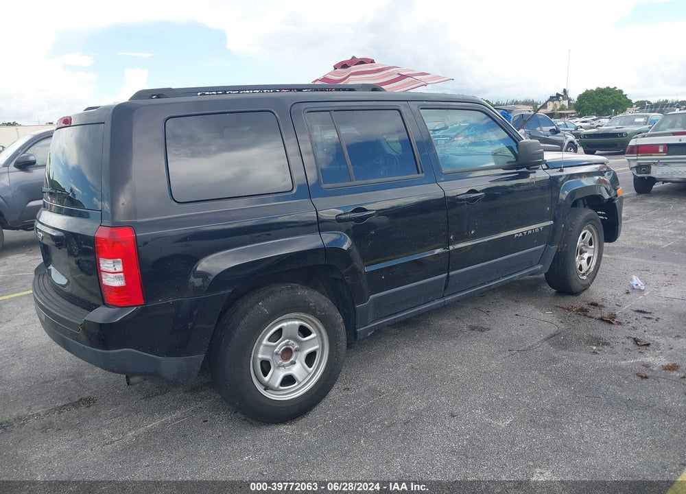 2016 JEEP PATRIOT SPORT VIN: 1C4NJPBB1GD527476