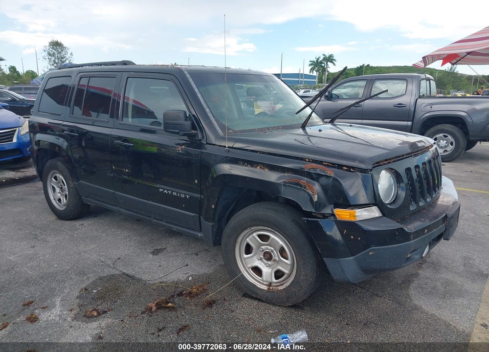 2016 JEEP PATRIOT SPORT VIN: 1C4NJPBB1GD527476