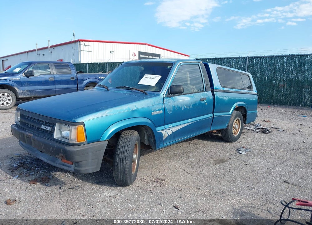 1993 MAZDA B2200 SHORT BED VIN: JM2UF1131P0371396