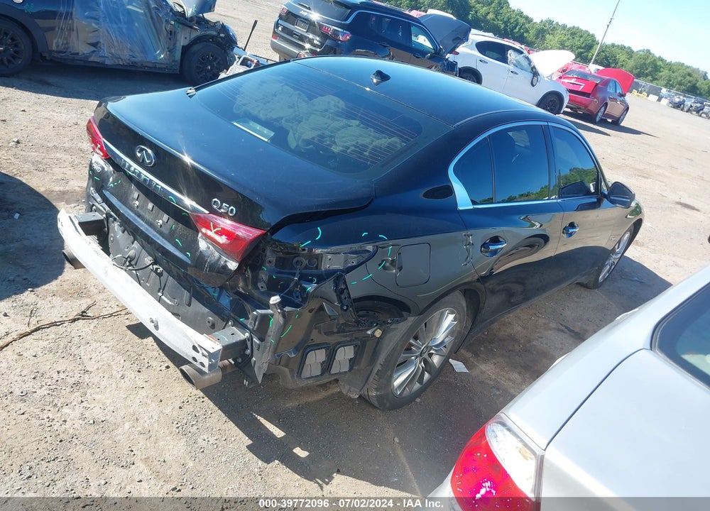 2018 INFINITI Q50 3.0T LUXE VIN: JN1EV7AR3JM437095
