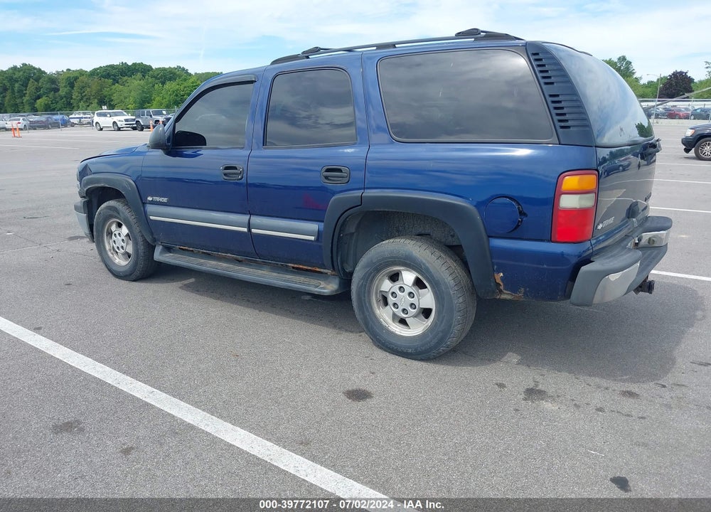 2003 CHEVROLET TAHOE LS VIN: 1GNEK13Z23J309734