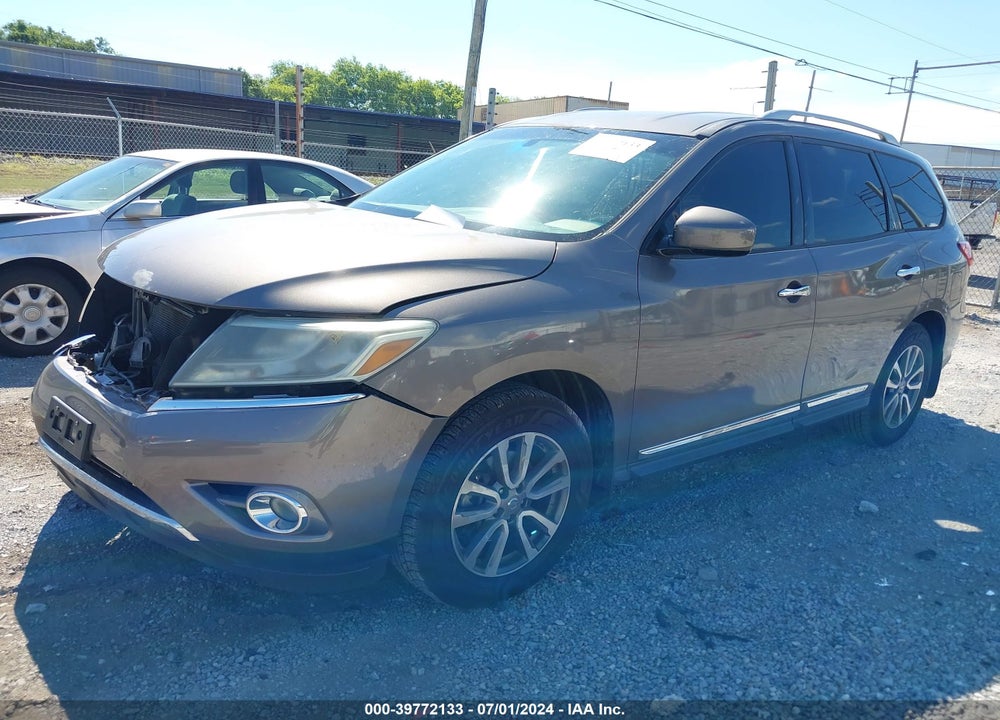 2013 NISSAN PATHFINDER SL VIN: 5N1AR2MN5DC631046