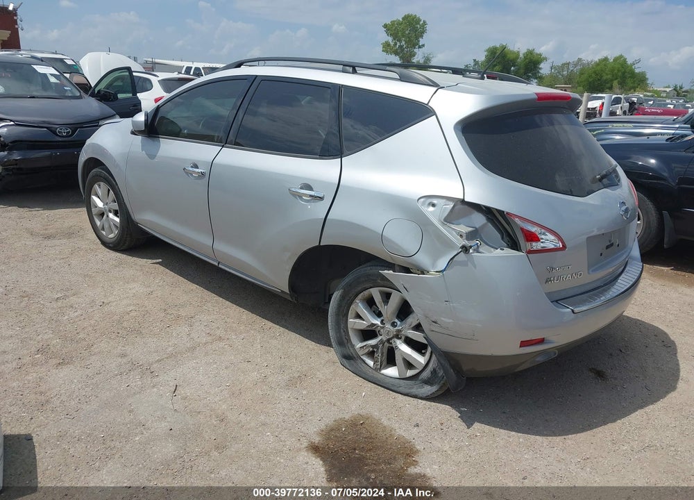 2014 NISSAN MURANO SL VIN: JN8AZ1MU7EW408209