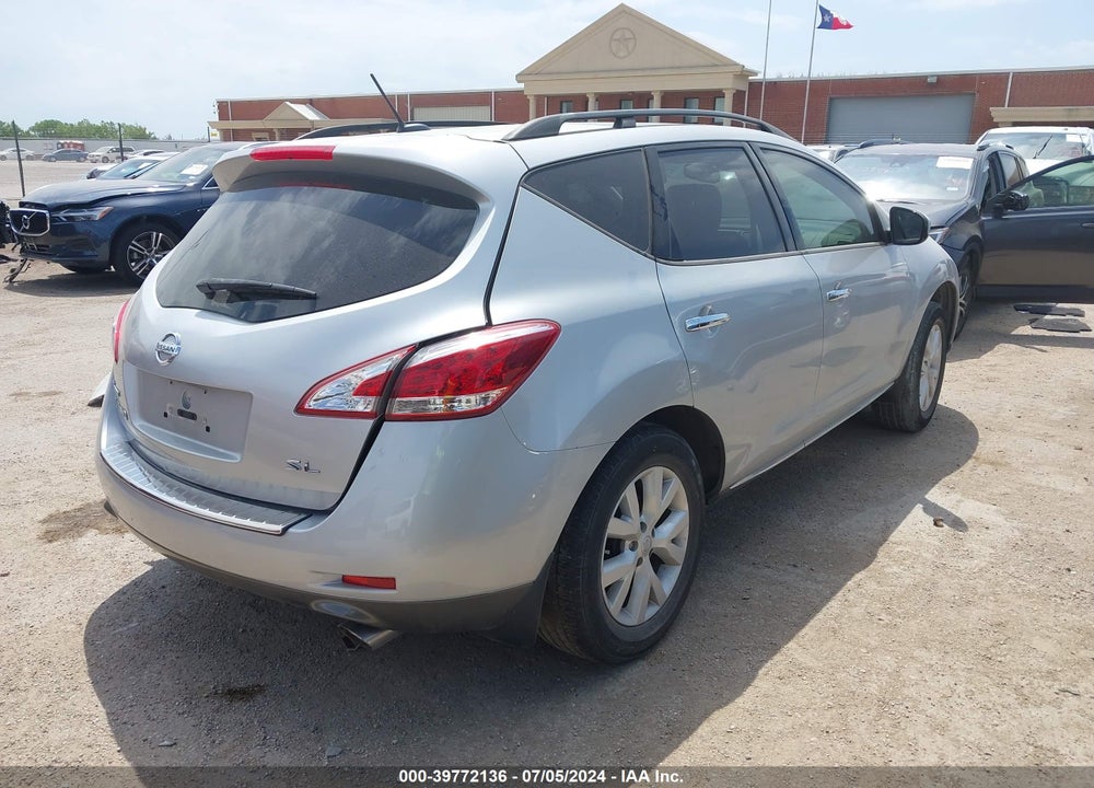 2014 NISSAN MURANO SL VIN: JN8AZ1MU7EW408209