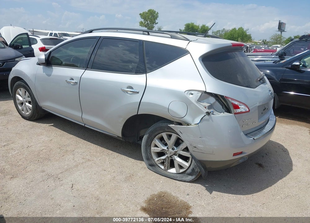 2014 NISSAN MURANO SL VIN: JN8AZ1MU7EW408209