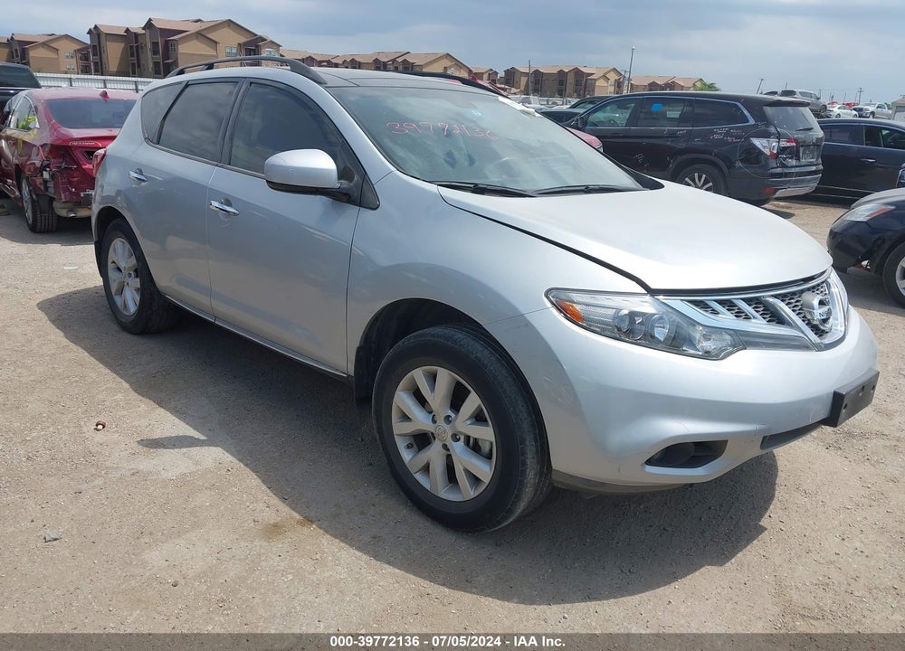 2014 NISSAN MURANO SL VIN: JN8AZ1MU7EW408209