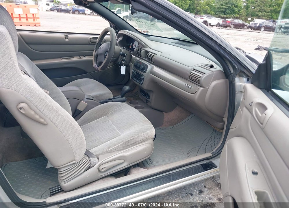 2002 CHRYSLER SEBRING GTC VIN: 1C3EL75R42N309333