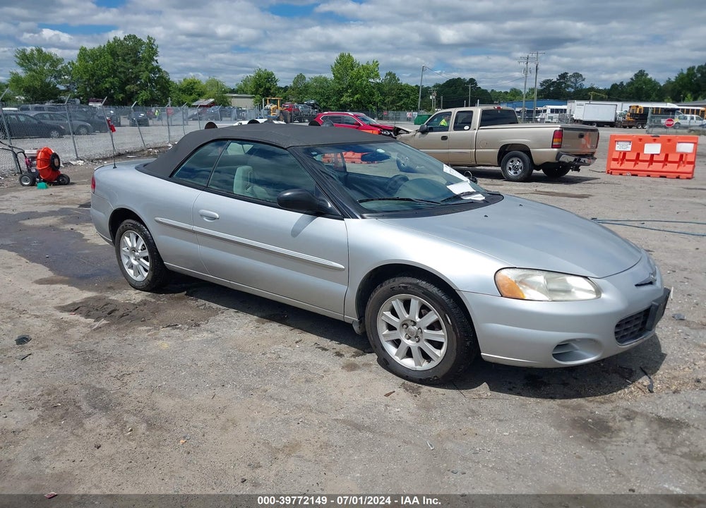 2002 CHRYSLER SEBRING GTC VIN: 1C3EL75R42N309333