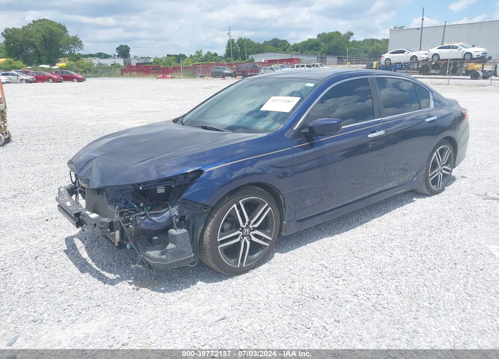 2017 HONDA ACCORD SPORT VIN: 1HGCR2F5XHA033337
