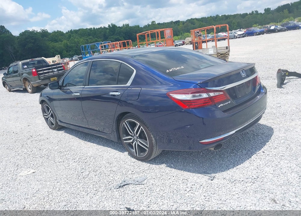 2017 HONDA ACCORD SPORT VIN: 1HGCR2F5XHA033337