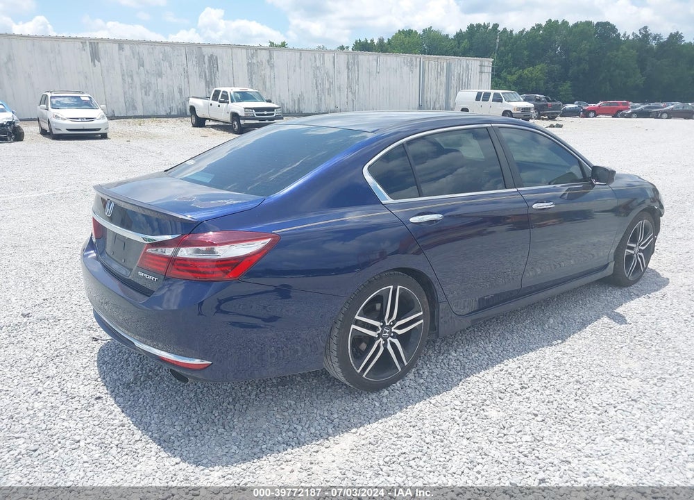 2017 HONDA ACCORD SPORT VIN: 1HGCR2F5XHA033337