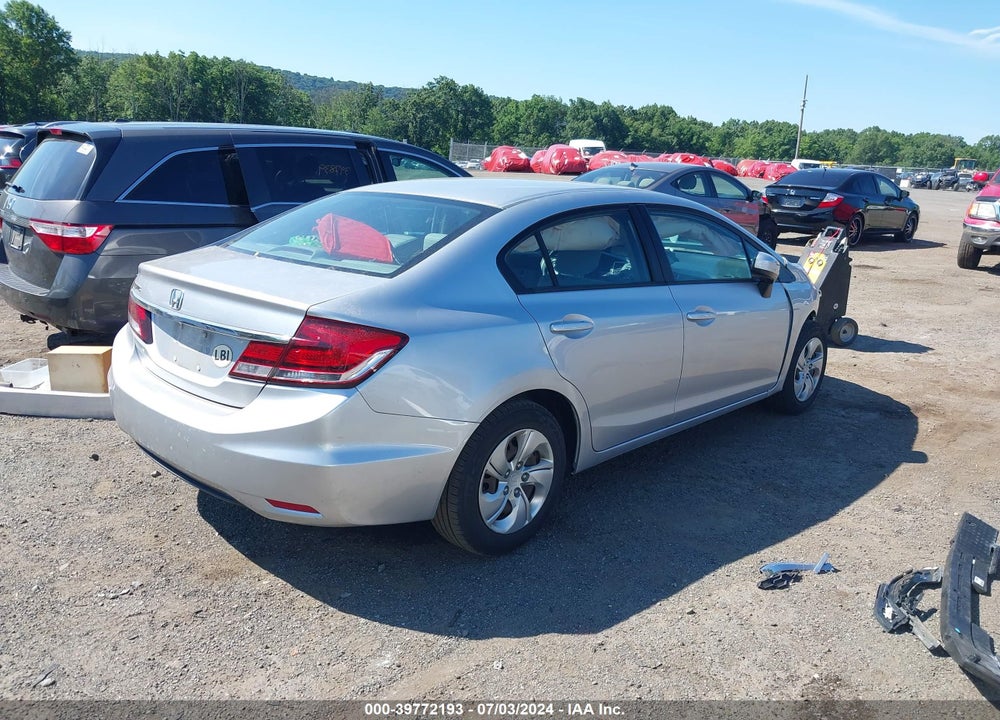 2014 HONDA CIVIC LX VIN: 19XFB2F57EE226084