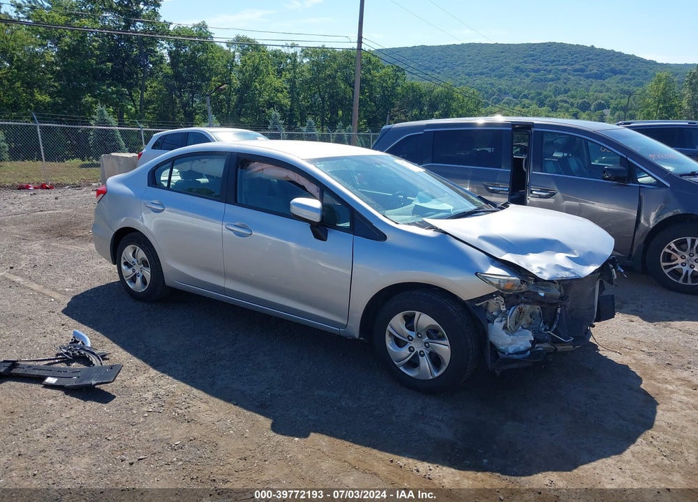 2014 HONDA CIVIC LX VIN: 19XFB2F57EE226084