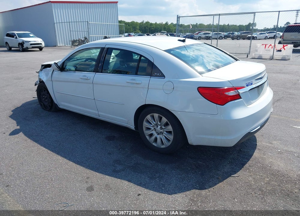 2012 CHRYSLER 200 LX VIN: 1C3CCBABXCN208365