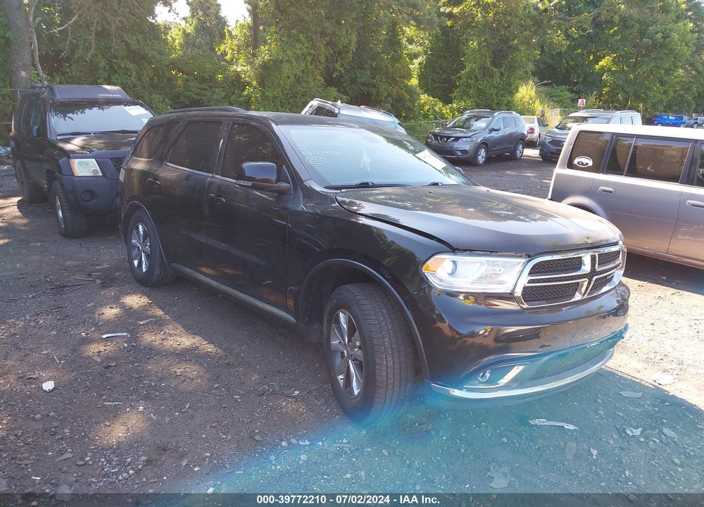 2016 DODGE DURANGO LIMITED VIN: 1C4RDHDG8GC314831