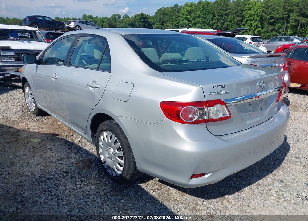 2013 TOYOTA COROLLA LE VIN: 2T1BU4EE0DC099889