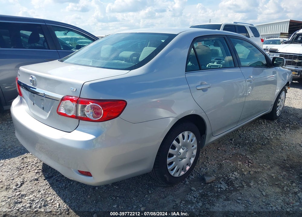 2013 TOYOTA COROLLA LE VIN: 2T1BU4EE0DC099889