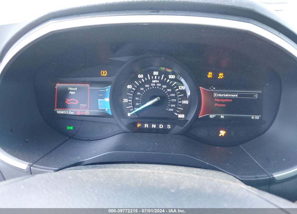 2015 FORD EDGE SEL VIN: 2FMTK4J87FBB31948
