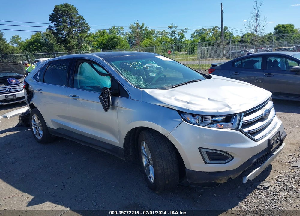 2015 FORD EDGE SEL VIN: 2FMTK4J87FBB31948