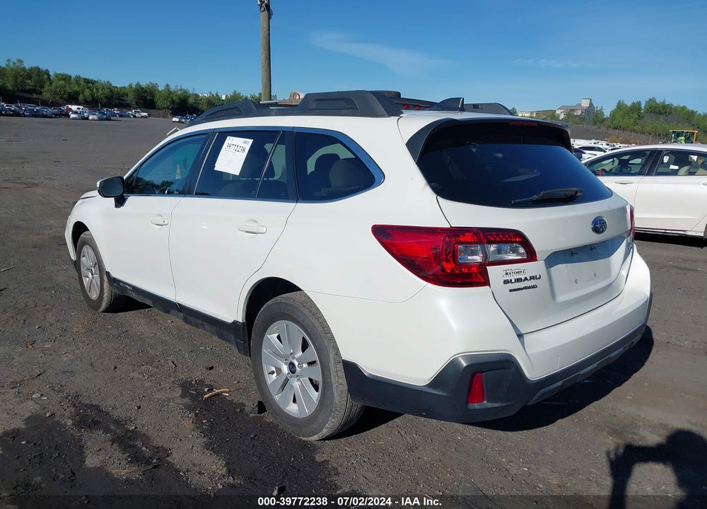 2019 SUBARU OUTBACK 2.5I PREMIUM VIN: 4S4BSAFC6K3253959