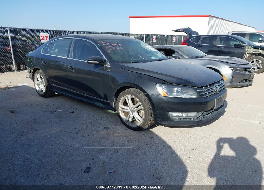 2012 VOLKSWAGEN PASSAT 2.0L TDI SEL PREMIUM VIN: 1VWCN7A37CC099013