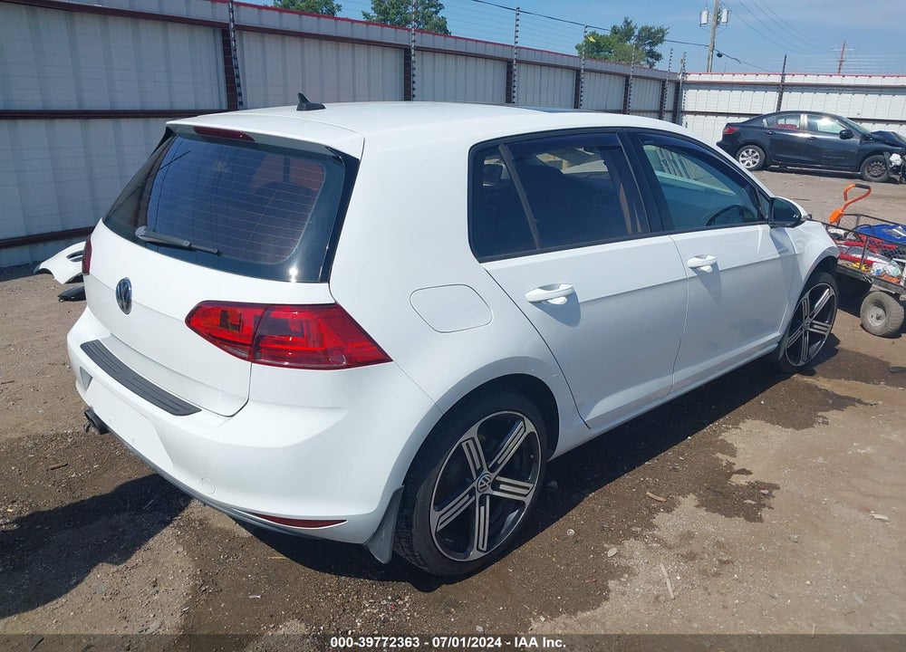 2015 VOLKSWAGEN GOLF TSI SEL 4-DOOR VIN: 3VW217AU7FM002718