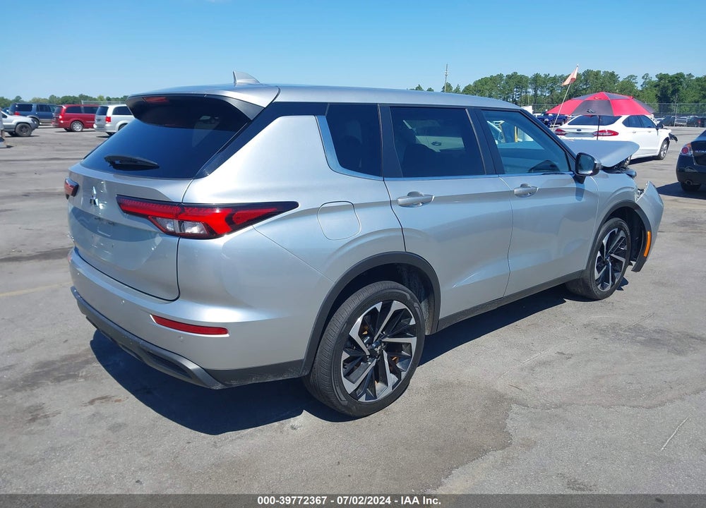 2022 MITSUBISHI OUTLANDER ES 2.5 2WD VIN: JA4J3TA85NZ030013